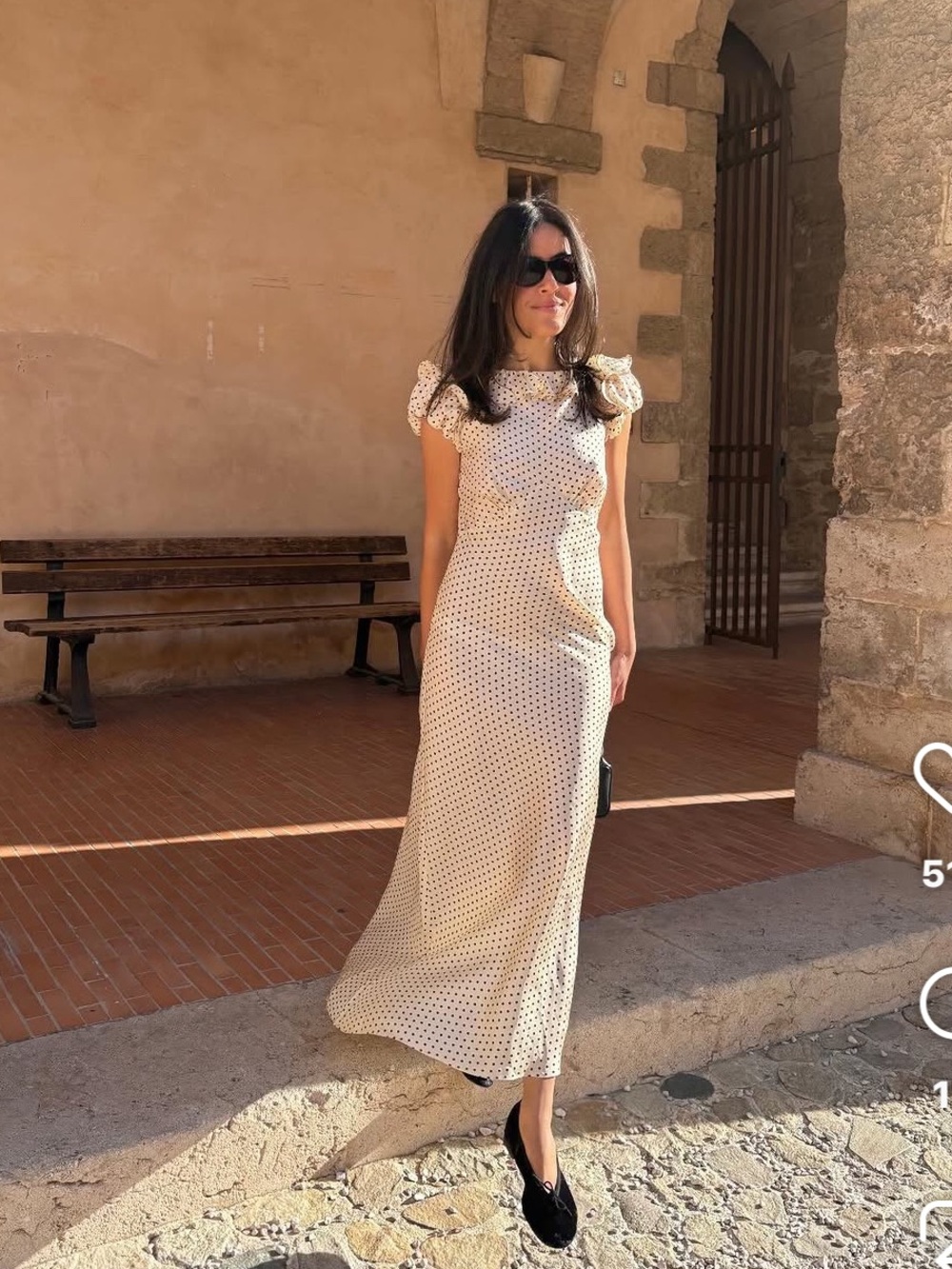 NWOT DOEN DEMERENCE DRESS IN CRÈME PORTIA DOT